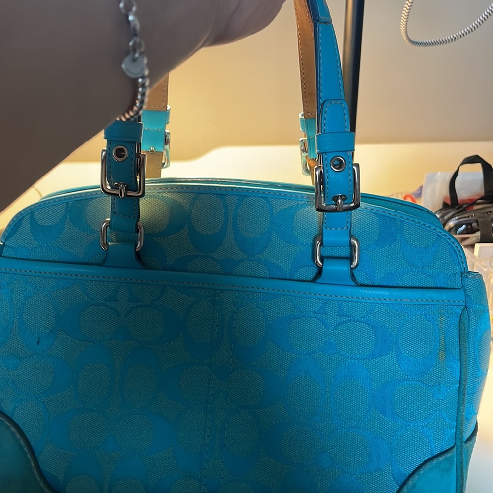 Coach Limited Edition Baby Blue Bag Gem